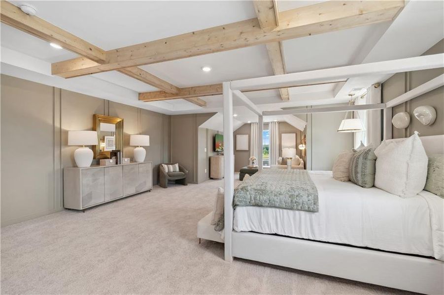 Furnished interior view inside a new home in Westwind Estates, Hampton (Image 38).