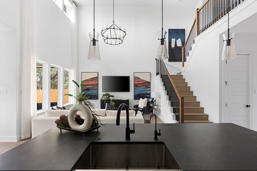 Furnished interior view inside a new home in Lagos Reserve, Manor (Image 11).