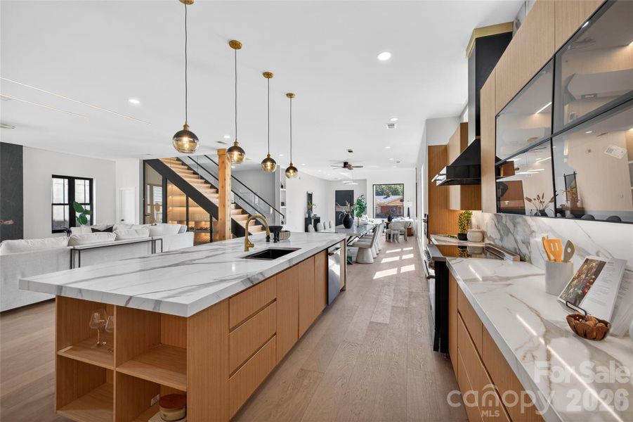 Furnished interior view inside a new home in , Charlotte (Image 27).