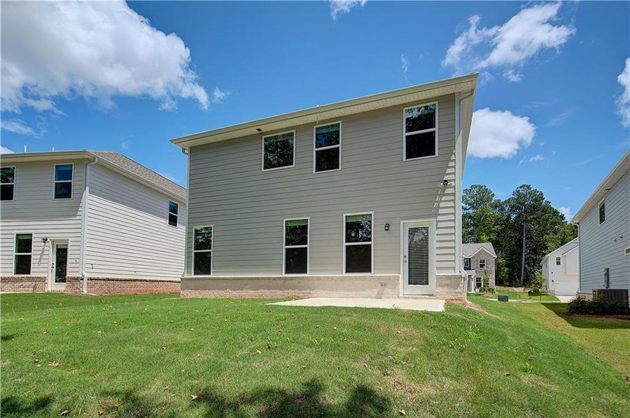 Exterior details and patio area of a home in Westminster, Covington (Image 17).