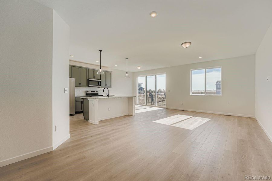 Images not from actual home, but are from same floor plan.