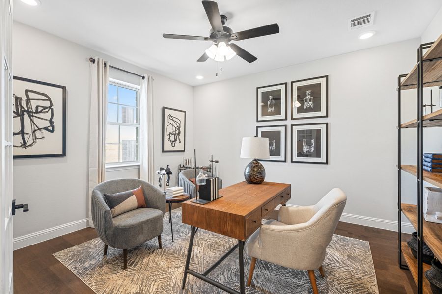 Representative furnished interior of a home built from the Rainier by Beazer Homes in Whitewing Trails: Meadows 50', Princeton (Image 6).