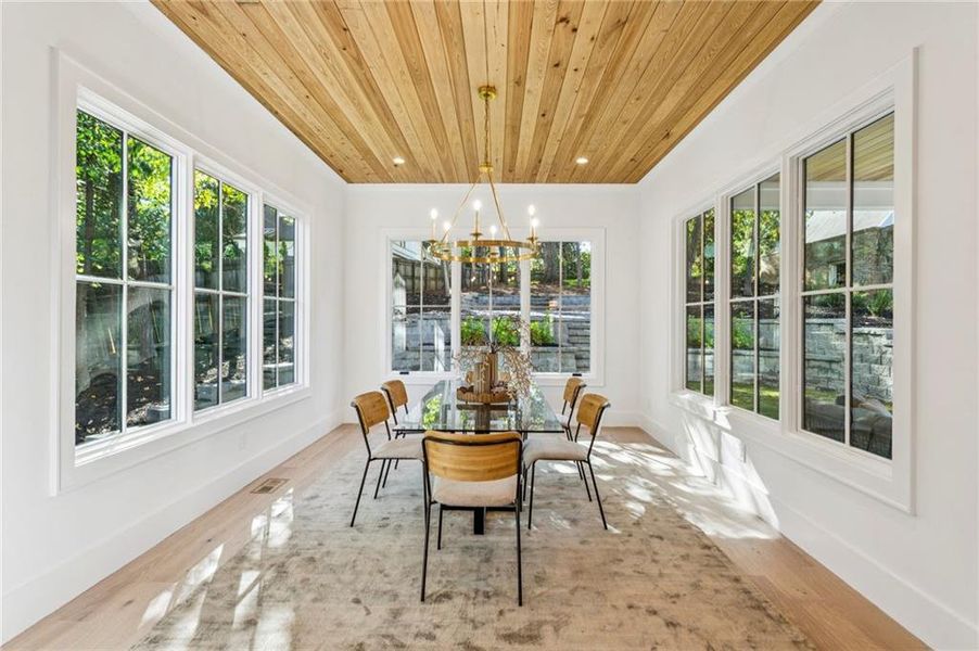 Furnished interior view inside a new home in , Atlanta (Image 4).