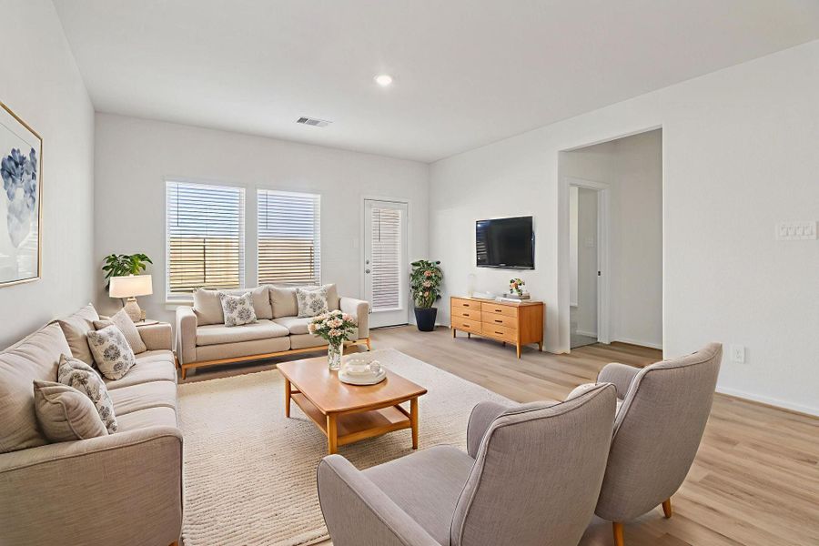 Photo is not of the actual home, but is an inspirational photo of builder’s model home and may depict options, furnishings, and/or decorator features that are not included