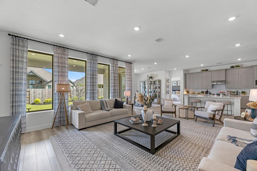 Furnished interior view inside a new home in , League City (Image 5). Furnished interior view inside a new home in , League City (Image 5).