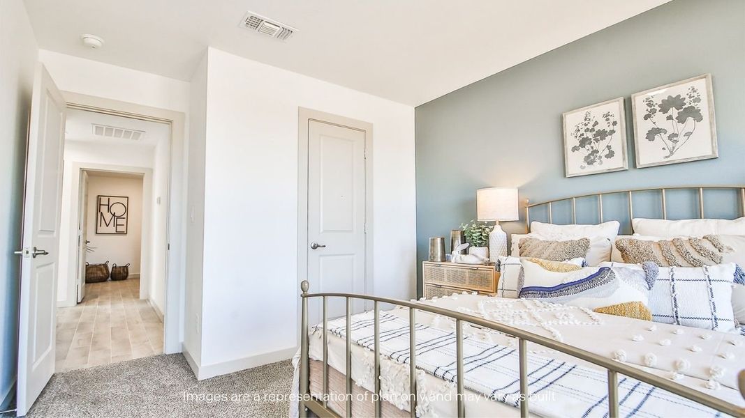 Furnished interior view inside a new home in Viridian, Lubbock (Image 4).