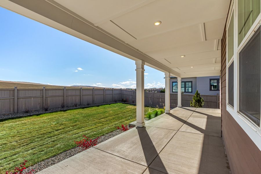 Exterior details and patio area of a home in Westerly, Erie (Image 37).