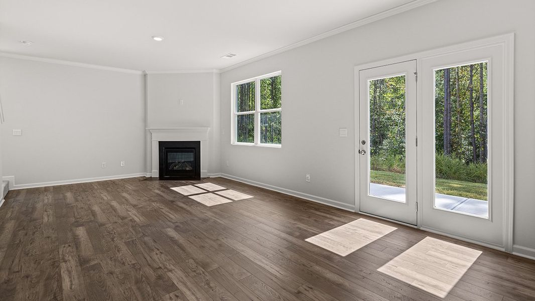 Representative unfurnished interior of a home built from the PENWELL by D.R. Horton in Fairhaven, Lithia Springs (Image 12).