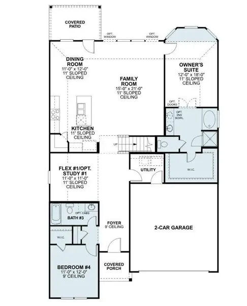 2D floor plan layout of this home in Lago Mar, Santa Fe, TX (Image 3). 2D floor plan layout of this home in Lago Mar, Santa Fe, TX (Image 3).