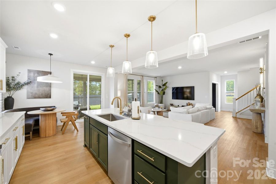 Furnished interior view inside a new home in , Charlotte (Image 5).