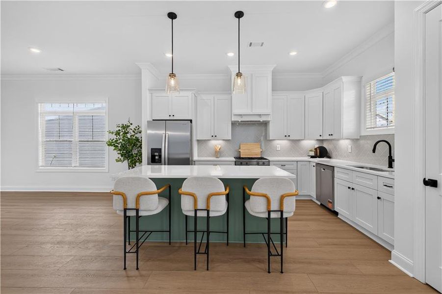 Furnished interior view inside a new home in The Preserve at Killian Hill, Lilburn (Image 16).