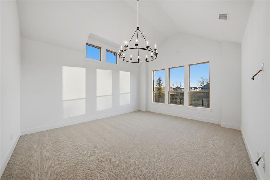 Spacious, unfurnished interior of a new home in Light Farms Graham/Reagan, Celina (Image 23).