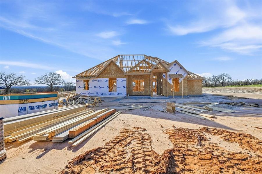 In-progress construction of a new home in , Decatur, TX (Image 7).