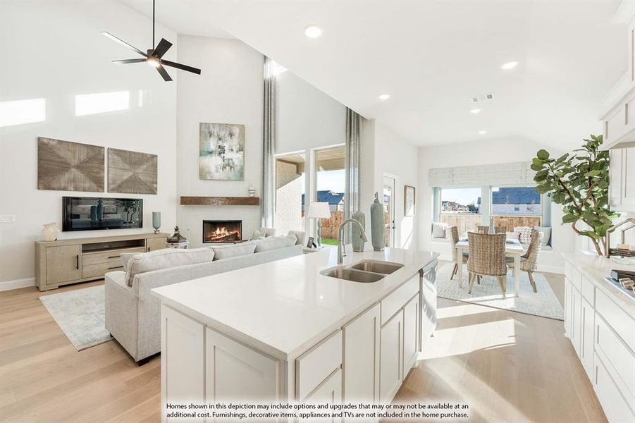 Furnished interior view inside a new home in Glenwood Meadows, Denton (Image 9).