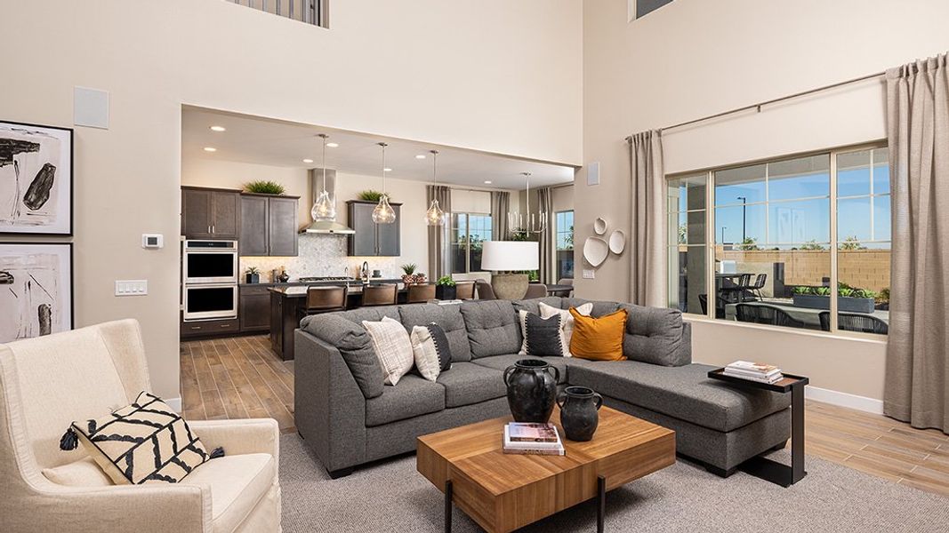 Furnished interior view inside a new home in Legado, Queen Creek (Image 8).