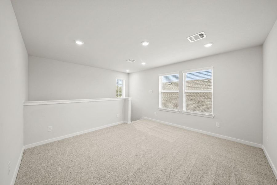 Spacious, unfurnished interior of a new home in Valor Park, Bay City (Image 11). Spacious, unfurnished interior of a new home in Valor Park, Bay City (Image 11).
