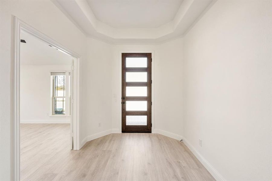 Spacious, unfurnished interior of a new home in Meadow Vista 60-65, Anna (Image 24). Spacious, unfurnished interior of a new home in Meadow Vista 60-65, Anna (Image 24).