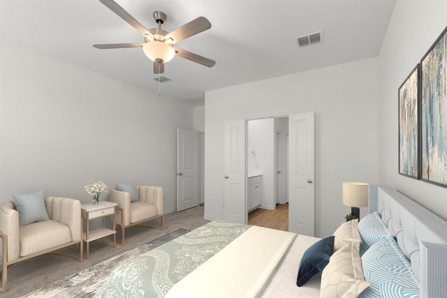Furnished interior view inside a new home in , McKinney (Image 10).