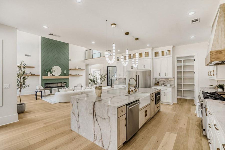 Furnished interior view inside a new home in , Lawrenceville (Image 9).