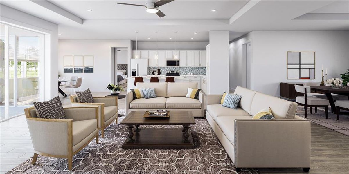 Furnished interior view inside a new home in , Port Charlotte (Image 7).