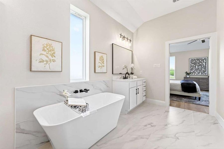 Furnished interior view inside a new home in , Royse City (Image 10).