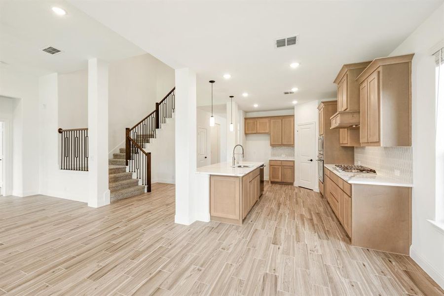 Furnished interior view inside a new home in Grand Heritage, Lavon (Image 13). Furnished interior view inside a new home in Grand Heritage, Lavon (Image 13).