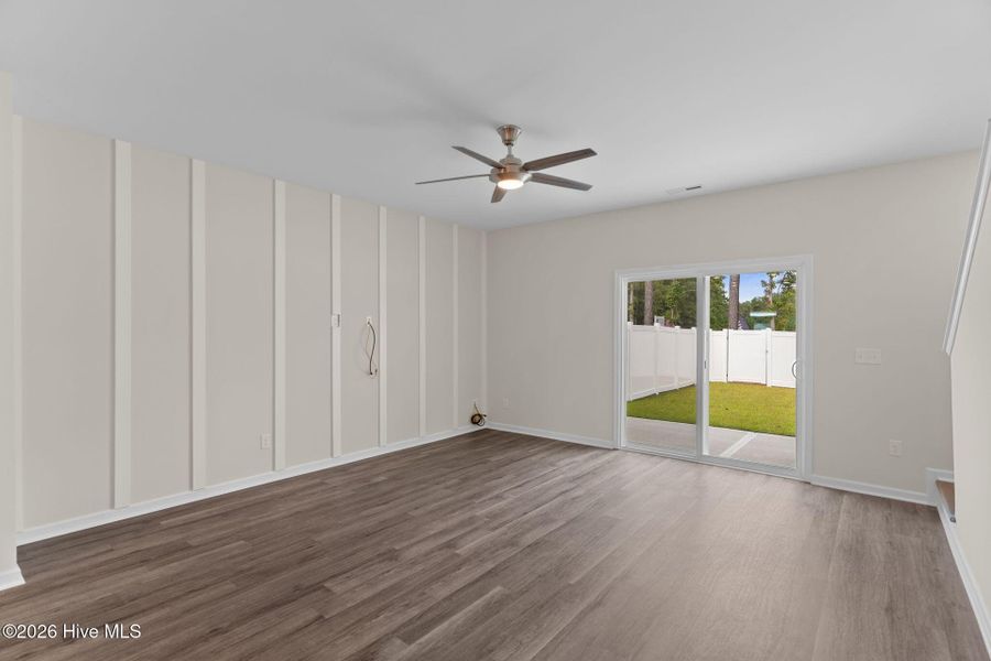 Spacious, unfurnished interior of a new home in Coastal Haven Townes, Leland (Image 20).