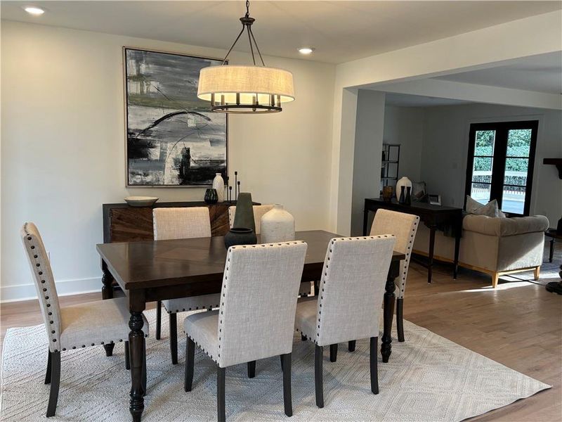 Furnished interior view inside a new home in , Roswell (Image 9).