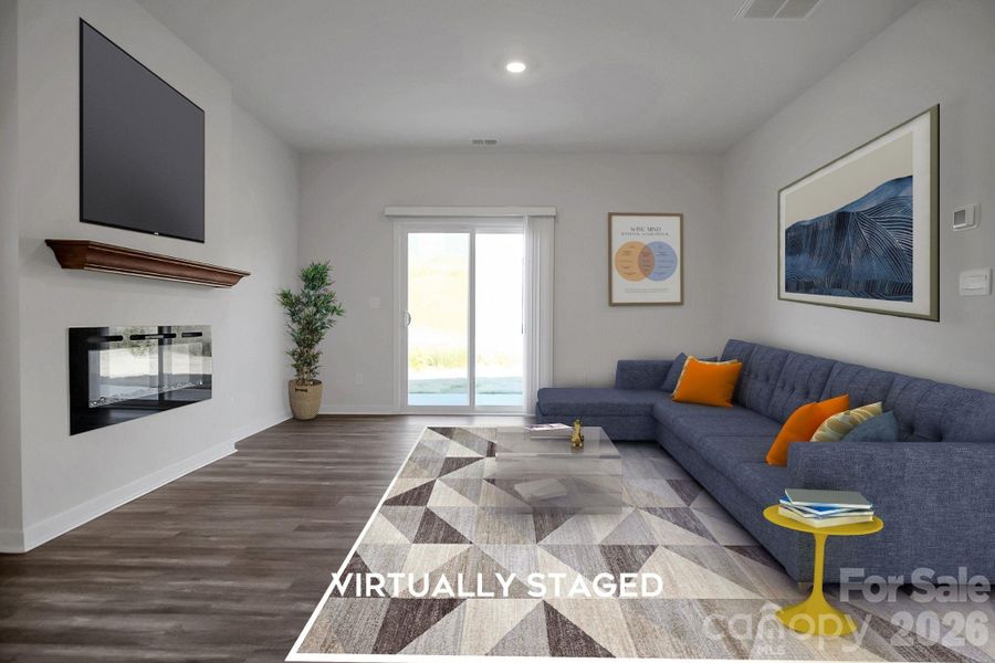 Furnished interior view inside a new home in , Kings Mountain (Image 9).