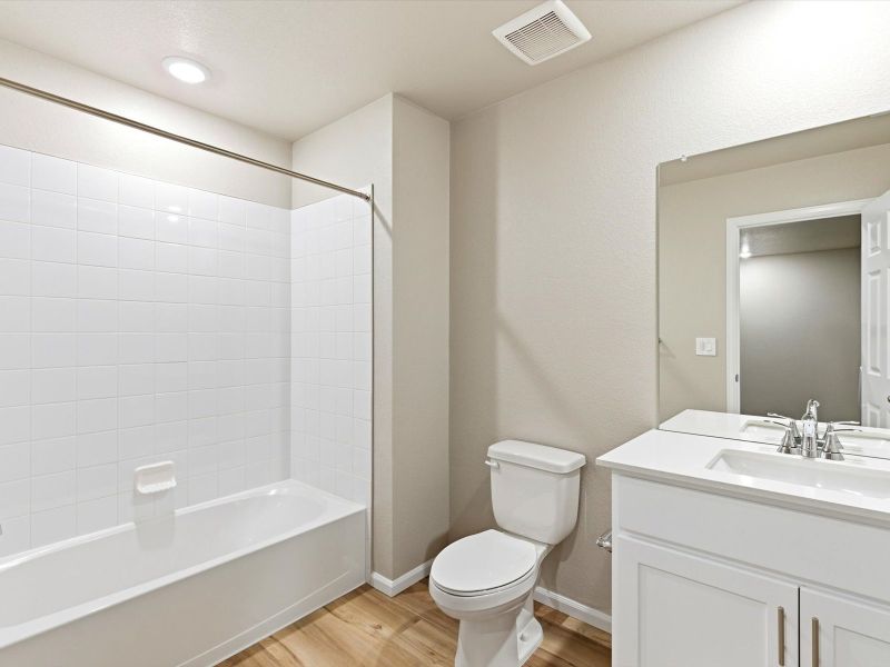 Furnished interior view inside a new home in York Station, Thornton (Image 14).