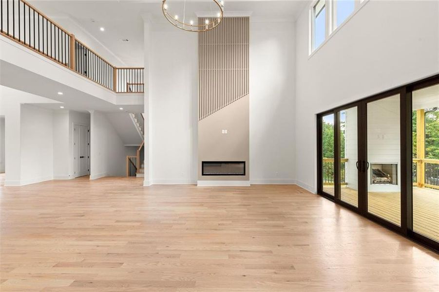 Spacious, unfurnished interior of a new home in , Marietta (Image 34).