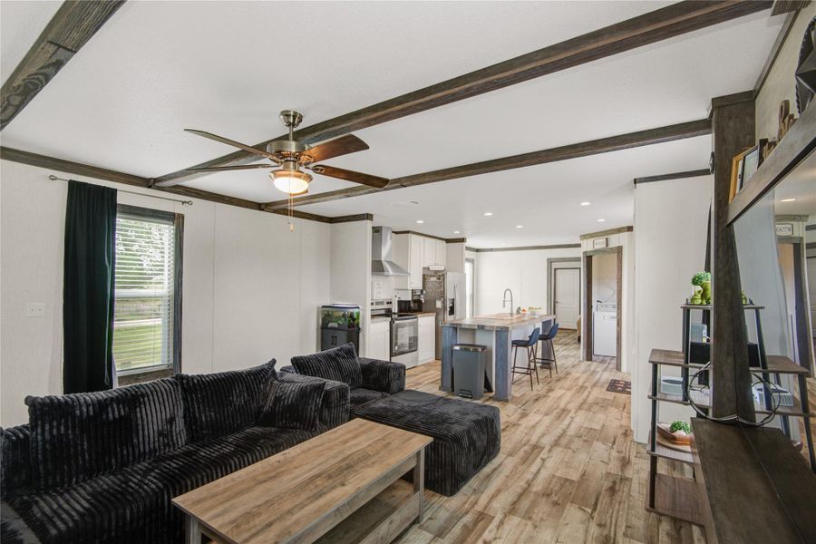 Furnished interior view inside a new home in , Brazoria (Image 6).