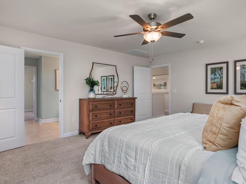 Furnished interior view inside a new home in Woodland Crossing, Zebulon (Image 12).