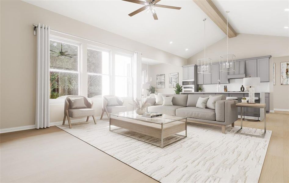 Furnished interior view inside a new home in , Azle (Image 10). Furnished interior view inside a new home in , Azle (Image 10).