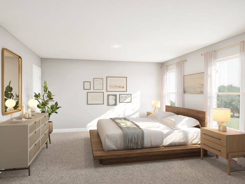 Representative furnished interior of a home built from the Coronado by National HomeCorp in Cypress Cove, Cantonment (Image 7).