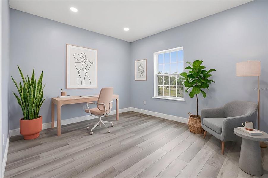 Furnished interior view inside a new home in , Tarpon Springs (Image 16).