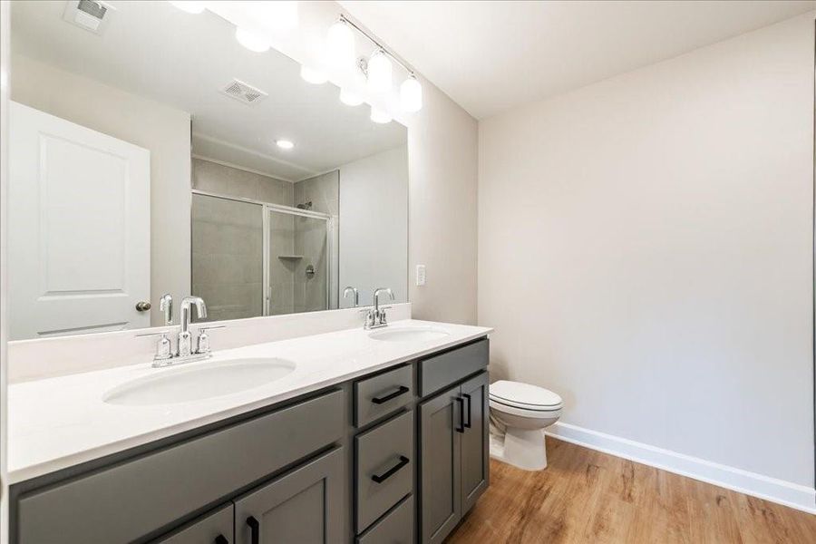 Furnished interior view inside a new home in Cherokee Township, Acworth (Image 12).