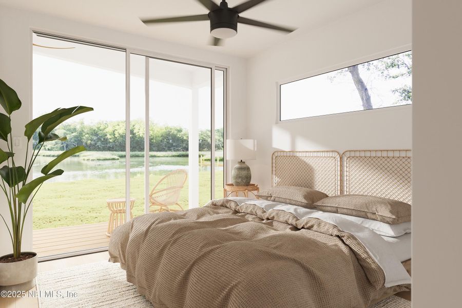 Furnished interior view inside a new home in , St. Augustine (Image 10).