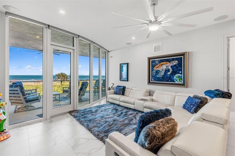 Furnished interior view inside a new home in , Cocoa Beach (Image 39).