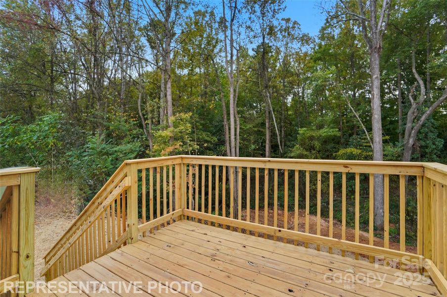 Large Back Deck - Representative Photo of Similar Home