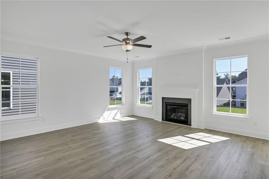 Spacious, unfurnished interior of a new home in Villas at Dawsonville, Dawsonville (Image 24).