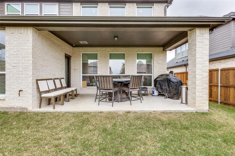 View of patio / terrace with a grill