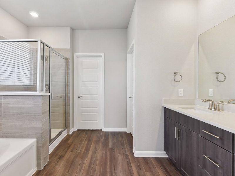 Furnished interior view inside a new home in Big Sky Ranch - Executive Collection, Dripping Springs (Image 3).