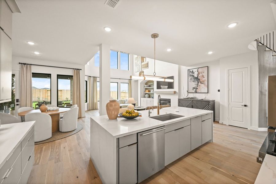 Furnished interior view inside a new home in Jubilee 45' 70', Hockley (Image 19).