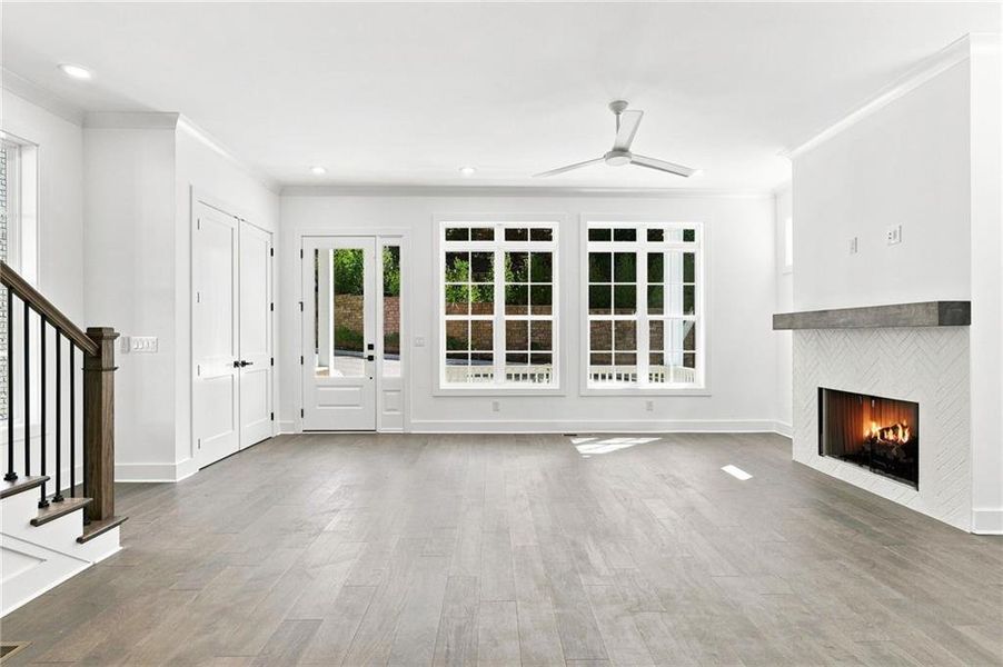 Spacious, unfurnished interior of a new home in Parkside Roswell, Roswell (Image 40).