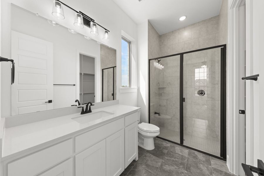 Representative furnished interior of a home built from the 5042 by Tradition Homes in Lakewood at Brookhollow – 60′ Lots, Prosper (Image 12).