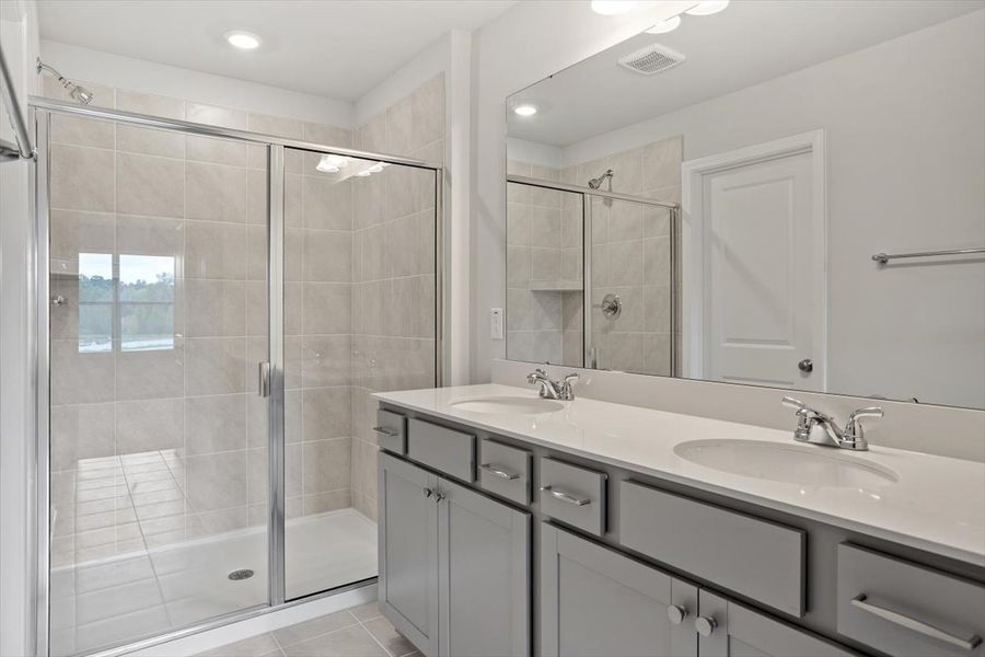 Furnished interior view inside a new home in Sweetbrier, Durham (Image 12).