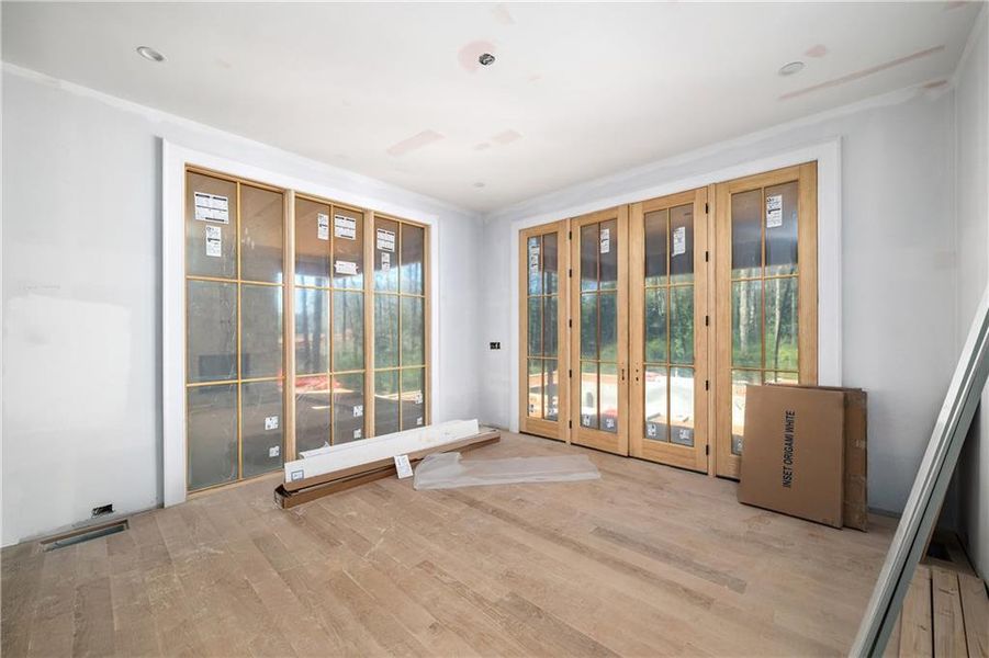 In-progress construction of a new home in , Milton, GA (Image 21).