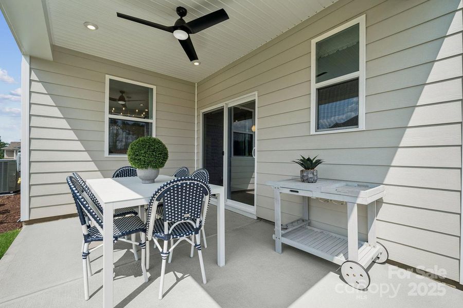 Exterior details and patio area of a home in Tillery at Wilson Farms, Fort Mill (Image 3).