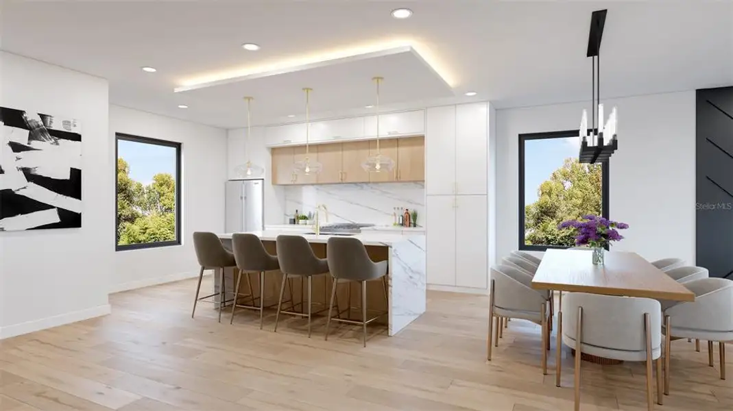 Furnished interior view inside a new home in , Tampa (Image 3).